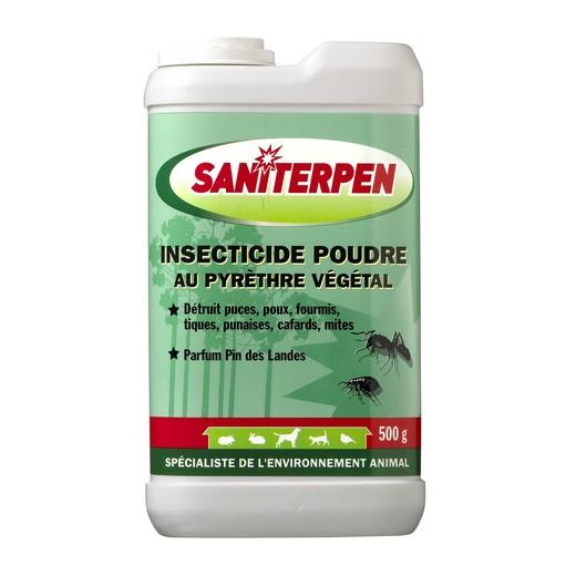 Insecticide poudre - Saniterpen pour chiens et chats