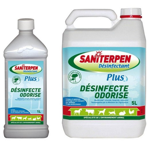 Saniterpen plus désinfectant - Ecoproduit professionnel pour l’hygiène